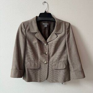 ANN TAYLOR Cotton Blazer Jacket Size 4